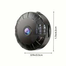 1 pieza Pequeña cámara espía 1080p, cámara inalámbrica WiFi oculta 2.4G, Full HD, cámara oculta con detección dinámica, cámara de seguridad para el hogar/oficina y niñera