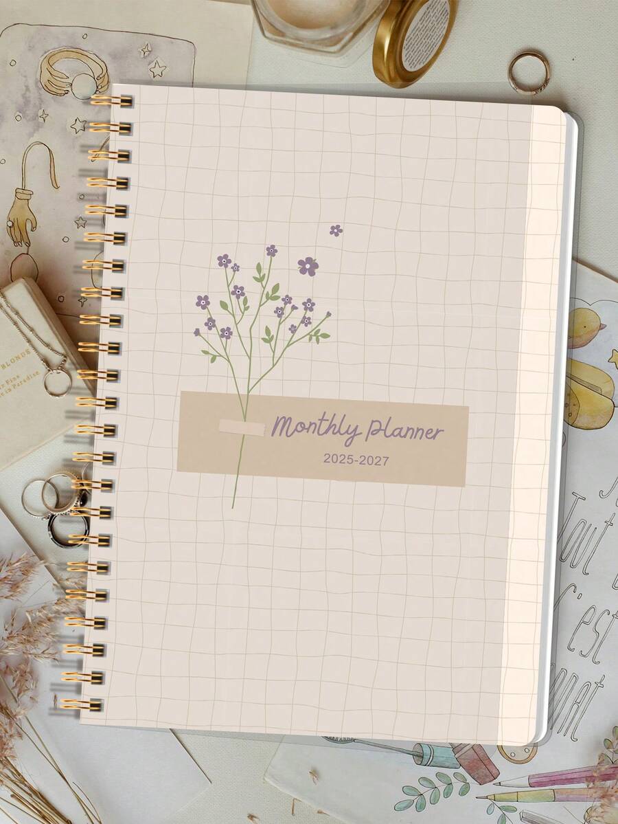 Trees 1 件未注明日期的每日待办事项清单计划日历、学校用品、返校 - 黃色 - 查看 1