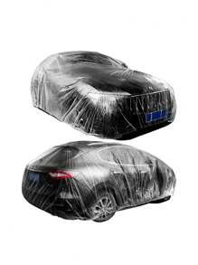 Disposable Car Cover, Transparent Car Cover, Dust Cover, Car Cover, PE Film Rain Cover, Disposable Car Cover