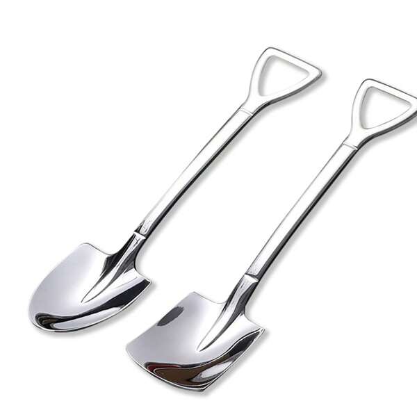 Ensemble de cuillères à dessert, cuillère à glace et à fruits, ensemble de cuillères à glace en acier inoxydable, couverts à dessert et à fruits, ustensiles de cuisine amusants, cuillère à pastèque, ustensiles de cuisine amusants