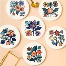 1/6/12 bucăți, suporturi mici englezești cu flori, 1 bucată din orice stil sau set de 6 piese, set de 12 piese, pentru a satisface diversele nevoi, potrivite pentru sufragerii, camere de zi, bucătării, dormitoare și, de asemenea, potrivite ca și cadouri pentru alții.