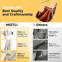 Hammock Chair Swing Indoor Hammock For Bedroom Max 500 LbsSteel Spreader Bar With AntiSlip RingsIndoor Outdoor - A-rainbow-NoCushion - View 4