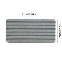 1pc Silica Gel Absorbent Pad, Waterproof Bathroom Countertop Vanity Sink Mat Protector Bathroom Accessories Bathroom Organizer Back To School
