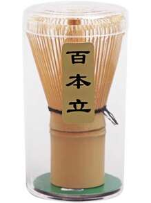 Matcha Whisk, 100% Natural White Bamboo, Traditional Japanese Chanoyu Tea Powder Brush, Tea Ceremony Accessory Back To School