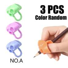 OBOVAY Recommended Pencil Grip, Made Of Soft Material To Facilitate Writing, Can Correct Pencil Holding Posture, Suitable For Most Pencils, Writing Assistance Tool, Suitable As Fun Party Favors - Multicolor - View 13