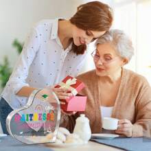 1 pièce Cadeau pour professeur de français, plaque acrylique 2D Cadeau de fin d'année pour professeur, cadeaux pour enseignants Thanksgiving et Noël - Adaptation générale pour la décoration de l'école, la surprise de l'école, la décoration du dortoir et la rentrée des classes