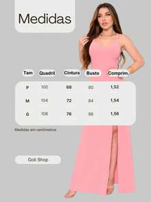 Long Plain Dress With Slit And Adjustable Straps For Wedding Party Bridesmaid Guest - Baby Pink - View 8