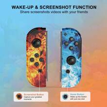 Manette de jeu sans fil compatible avec Switch/OLED, joystick pour Switch prenant en charge le réveil et la détection de mouvement 6 axes