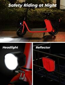 WIND HORSE 12.5" Electric Scooter With Basket For 12+ Ages, 20 Miles Range, Up To 15.5 MPH, Dual Disc Brakes, 265LBS Max Load,  672W Peak Motor Foldable Electric Scooter For Adults Commuting Shopping