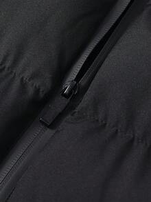 男士户外背心，时尚保暖立领夹克，拉链口袋，秋冬季吊带上衣，抓绒材质