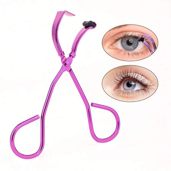 1pc Lightweight & Convenient Eyelash Curler Tool, Purple Color, Curls & Shapes Lashes Without Damaging, Suitable For Daily Makeup