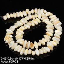 4.5*9mm Asymmetrical Colorful Shell Beads Loose Spacer Charms Beads For Jewelry Making DIY Bracelet Necklace Accessories - Beads - View 15
