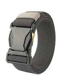 1pc/2pcs/3pcs New Belt, Quick Release Casual Work & Training Belt, Soft Nylon Sports Accessory Waist Belt For Men Summer, School Fall, Autumn, Halloween Autumn-Winter Accessories,Suitable For Teens, Youth,Men,Casual, Outdoor, Athletic, Vacation, Graduation Gifts, Birthday, Daily Wear - Geometric - View 9