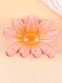 1件装全新糖果渐变色雏菊形发夹，是送给女性的完美礼物，包含大号发夹、螃蟹形发夹和发饰。送给女性朋友的理想礼物。夏季 - 彩色 - 查看 10