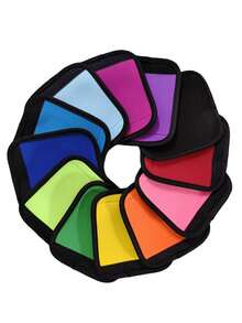 Custom Name Luggage Handle Wrap, Personalized Suitcase Handle Wraps With Text, Customized Stroller Identifier, Customizable Luggage Wraps For Suitcase, 14x15cm, Orange/Red/Blue/Yellow/Rose Red/Black/Green, Luggage Wrap, Mother'S Day Gift, Easter Gift, Valentine'S Day Gift, Birthday Gift - Multicolor - View 5