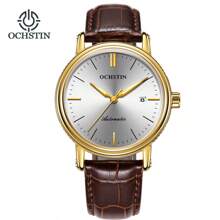 OCHSTIN Herrenuhren Mechanische Automatik Lederarmband Business Auto Datum Männliche Armbanduhr Gentleman Wasserdicht Mode Uhr Geschenk Für Männer