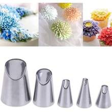 7Pcs Pleated Skirt Piping Tips Set,Stainless Steel Ruffle Piping Nozzles Icing Tips Set For Pastry Cupcakes,Cakes Cookies Decorating - Silver - View 10
