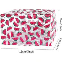 Clear Lemon Print Waterproof Cosmetic Bag, Reusable, Suitable For Gift Collection, Portable Organizer (D1037-13) - D1037-2 - View 2