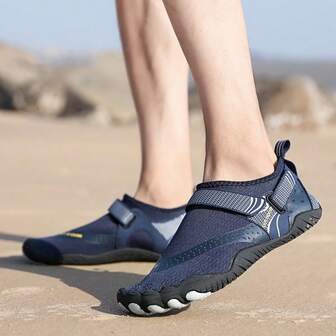 Men's Water Shoes For Beach, Swimming Pool, Surfing, Barefoot Outdoor Activities Like Hiking, Camping, Fishing. Anti-Slip, Quick Drying, Lightweight, Ideal For Travel And Vacation.