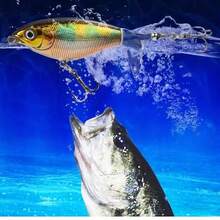 1pc/5pcs Lure Floating Plastic Hard Bait Pencil Minnow Trolling Fishing Lure - Multicolor - View 5