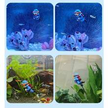 1 Stück Schwimmende Fischbehälter Dekoration, kleiner Taucher mit Schwimmkugelleine, kleine Fee mit Schwimmkugelleine, Mond kleines Tier mit Schwimmkugelleine, kreative Mini Dekoration für Fischbehälter Landschaftsgestaltung, Schildkröten Tank Schwimmend, Aquarium Dekoration, Aquarium Zubehör, Fischbehälter-Gefährten geeignet für alle Arten von Fischbehältern und Schwimmbädern, Heim & Leben / Heimdekoration / Wasserobjekte und Zubehör.