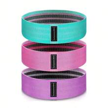3pcs Resistance Band - The Most Suitable Sports Belt For Women And Men - Thick Elastic Fabric Fitness Belt, Used For Exercising Leg, Hip, And Hip Muscles - Stretching Fitness Hip Loop, Suitable For Gyms And Home Fitness, Squats, And Yoga(3/1pc)