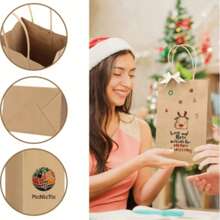 20-Pack Heavy-Duty Brown Kraft Paper Bags | 100% Durable For Gift Packaging, Groceries, Retail & Party Favors | Perfect For Baking, Bubble Tea, Coffee Takeout & Catering | Bags For Boutiques, Craft Stores & Food Businesses