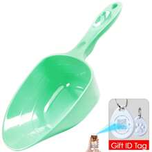 1Pc Food Scoops For Kitchens, Bars, Parties, Weddings, Practical Scoops For Shaved Ice, Pet Food Scoops, Cat And Dog Food Cups, 1 Cup Melamine Food Scoops With Measurement Lines (Including 1 Cup, 1/2 Cup, 1/4 Cup), Melamine Shovels