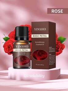 1pc Rose Fragrance Oil Soluble Aromatherapy Essential Oil Diffuser Diffuser Stone Aromatherapy Stove Aromatherapy Candle Humidifier Car Aromatherapy Home Aromatherapy Essential Oil Refill - Rose Red - View 11