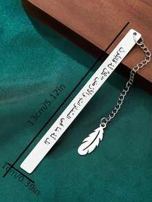 Customized Stainless Steel Bookmarks With Inspirational Messages And Designs - Personalized Gifts For Sisters, Daughters And Friends On Birthdays Or Parties, Beautiful Bookmarks - White - View 5