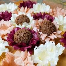 25 Flower Liz Luxury Wedding Party Sweet Wrappers Various Colors - 樸實的 - 查看 1