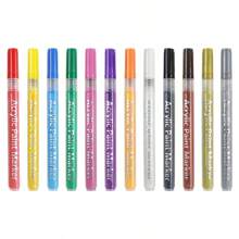 0.7mm Import Fine Tip Acrylic Paint Marker, Suitable For Sketching, Drawing And Art Use, School Supplies,Back To School