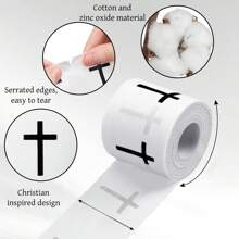 RUNJIG Sports Tape, White Sports Tape, Very Strong, No Sticky Residue, Wrist And Ankle Tape For Gymnastics, Boxing, Hockey, Rock Climbing, Hockey Stick Injuries Medical Sports Protective Bandage