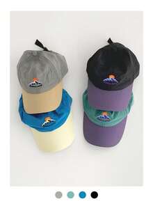 1顶软顶动物刺绣棒球帽,轻便速干透气,女士夏季户外休闲运动可调节帽檐帽,适合沙滩、度假等场合。 - 速乾棒球帽 - 查看 10