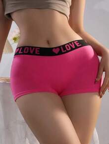 Kit 3 Women's Boxer Briefs Panties Shorts Microfiber Women's Underwear Women's Underwear - 彩色 - 查看 5