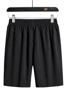 Pantaloni scurți casual cu șnur pentru bărbați, mărime mare, potriviți pentru vară, plajă/alergare