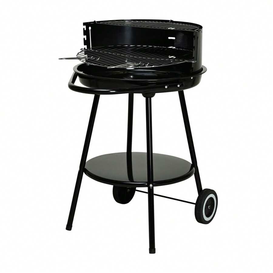 Well Home Barbecue rotondo Vaggan da 51 cm con ciotola smaltata e accessori. Spedizione gratuita entro 24/72 ore. - nero - Visualizzare 1