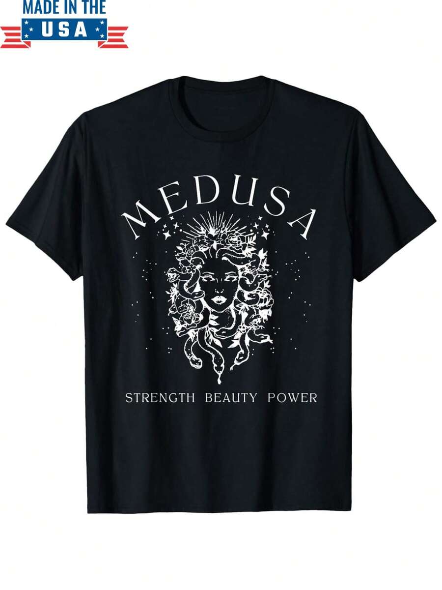 Medusa The Female Gaze | Strength Beauty Power T Shirt
