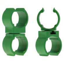 10pcs 11mm Plant Trellis Stake Clips For Fixed Frame Rod Greenhouse Film Bracket Sun Screen Rod Connector Climbing Pergola