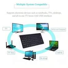 Dazone Ultra Slim Wireless Keyboard & Mouse Set Combo Ergonomic Mini 2.4G With USB Receiver For For PC/ Computer/ Desktop Full Size Quiet - màu đen - Xem 9