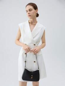 Leather Underarm Bag Fashion Women Bag Handbag Solid Shoulder Bag Simplicity Classic Women's Messenger Bag For Lady Winter Gifts - Black - View 4