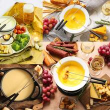 Set Of 12 Fondue Forks Stainless Steel Snacks Large Skewer 24cm Tips With Colored Identification - 黑色 - 查看 5