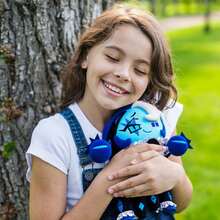 饼干跑酷王国毛绒玩具 10 英寸柔软影子牛奶饼干毛绒玩具，适合儿童和粉丝的可爱毛绒动物，柔软的游戏角色玩具，适合 4 5 6 7 8 9 岁男孩和女孩。 - Cookie Run Kingdom Plushie - 查看 4