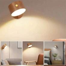 Wireless Wall Lamp With Magnet Modern LED Reading Light USB Powered Dimmer Fixture - Of Course - View 3