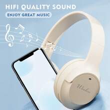 URIZONS Retractable Wireless Headphones - Foldable TWS Earphones And Gaming Headset With Mic Wireless On Ear Earbuds With 3.5mm Audio Hole And TF Card Slot Compatible With Mobile Phones PC Tablet - Một cỡ - Xem 9
