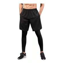 Thermal Kit With 2 SECOND SKIN Trousers Ideal For OUTDOOR SPORTS Cold Days Double Thermal Protection - 黑色 - 查看 6