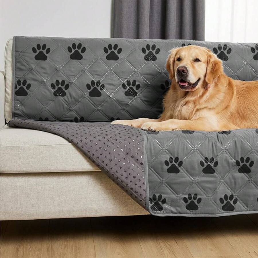 Waterproof Dog Bed Cover, Pet Blanket Furniture, Sofa, Couch, Crate, Car, Sofa Throw Essential Cats And Dogs, Tear And Slip Resistant Leakproof Cushion Cover, 40x50 Charcoal - 黑色 - 查看 1