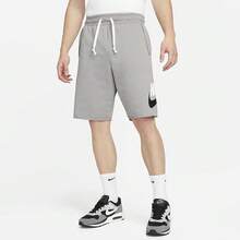 Breathable Logo Sports Shorts Grey Bottoms Men