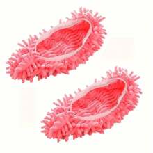 Slouchy Floor Cleaning Mop Slippers - Detachable And Washable Slouchy Mop Slipper Heads, Reusable Floor Cleaning Shoe Covers, Suitable For Bathroom, Home And School Cleaning Supplies