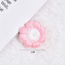 10PCS Small Flower Patches Hand Stitch On Applique For Clothes Embroidered For Clothing DIY Motif Stripes Clothes 20mm/13mm